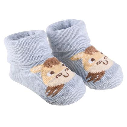 Imagem de Kit Meia Infantil Com 2 Pares Recém-Nascido Menino - Pimpolho