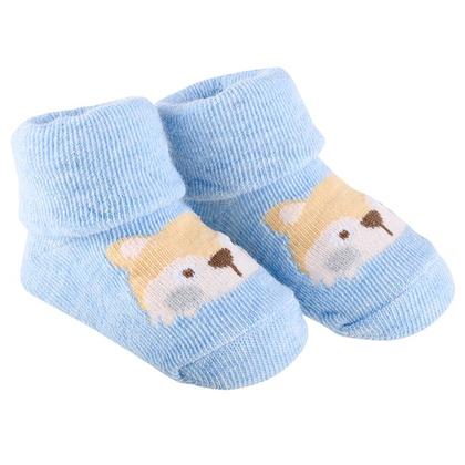 Imagem de Kit Meia Infantil Com 2 Pares Recém-Nascido Menino Pimpolho