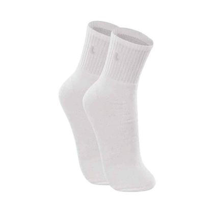 Imagem de Kit Meia Lupo 3 Pares Cano Médio Algodão Esporte Coturno 3245 Bota Botina Tênis Feminina Academia Atoalhada