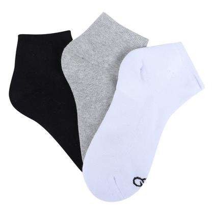 Kit Meia Olympikus Cano Curto C/ Pares Feminino Meia