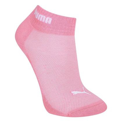 Imagem de Kit Meia Puma Cano Baixo Esportiva 3 Pares Feminina