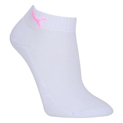 Imagem de Kit Meia Puma Cano Baixo Esportiva 3 Pares Feminino