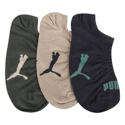 Imagem de Kit Meia Sapatilha Puma Esportiva C/ 3 Pares Masculina