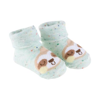 Imagem de Kit Meias RN Masculino Pimpolho 2 Pares Conforto