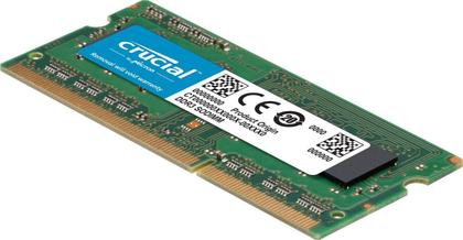 Imagem de Kit Memory Crucial de 4 GB (2 GBx2) DDR3/DDR3L 1600 MHz SODIMM