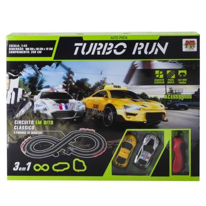Imagem de Kit Mesa Atividade Tritec Menino + Autorama Turbo Run DmToys