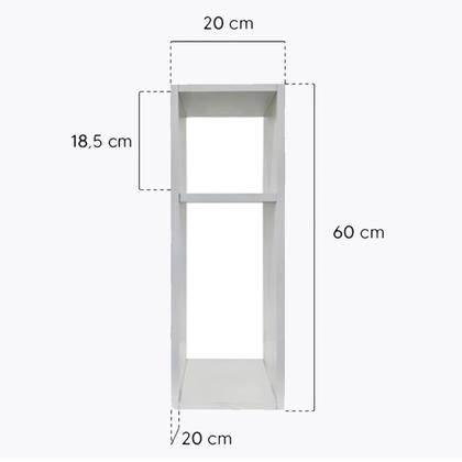 Imagem de Kit Mesa de Cabeceira Compacta Design Moderno e Funcional