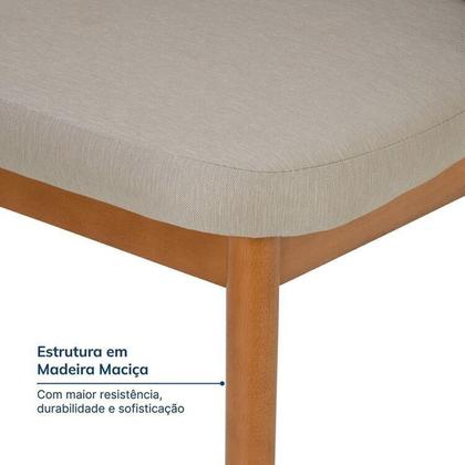 Imagem de Kit Mesa de Jantar Boreal 210cm e 6 Cadeiras Jambu Cabecasa Madeiramadeira