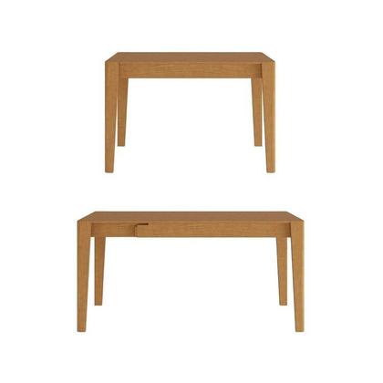 Imagem de Kit Mesa de Jantar Extensível Retangular Tarsila e 4 Cadeiras Jandaia CabeCasa MadeiraOriginals