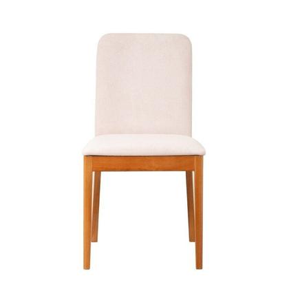 Imagem de Kit Mesa de Jantar Extensível Retangular Tarsila e 4 Cadeiras Pequi CabeCasa MadeiraOriginals