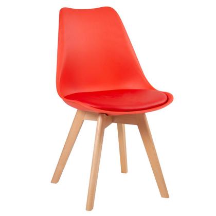 Imagem de Kit - Mesa de jantar Leda 100 cm + 3 cadeiras estofadas Leda