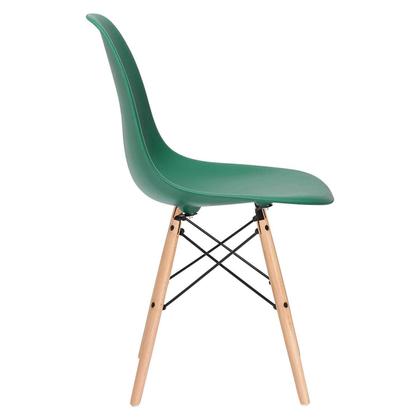 Imagem de KIT - Mesa de jantar retangular Eames 80 x 140 cm preto + 6 cadeiras Eiffel DSW