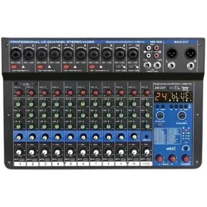 Imagem de Kit mesa de som mxt mx-12a + mic mxt m1800s + cabo xlrm/xlrf