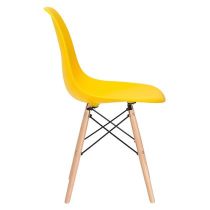 Imagem de KIT - Mesa de vidro Eames 70 cm + 2 cadeiras Eiffel DSW