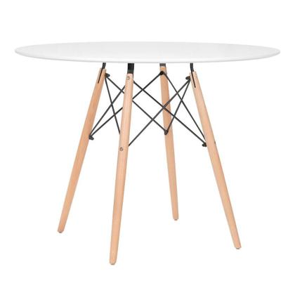 Imagem de KIT - Mesa Eames 100 cm + 5 cadeiras estofadas Eiffel Botonê