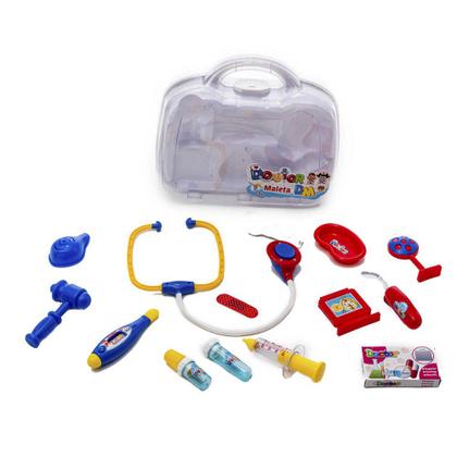 Imagem de Kit Mesa Infantil Educativa Didática e Maleta Médico Criança