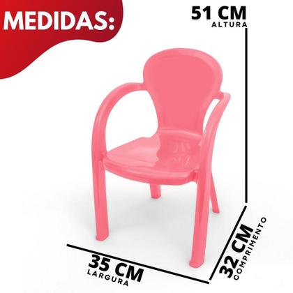 Imagem de Kit Mesa Mesinha Com 2 Cadeiras Brinquedo Infantil Educativo