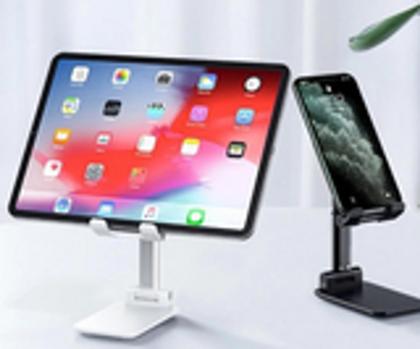 Imagem de Kit Mesa Portátil  suporte Cama Sofá para notebook  E Suporte de para Celular e Tablet dobravel