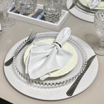 Imagem de Kit Mesa Posta Sousplat Completo LISO Varias Cores