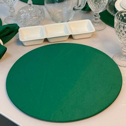 Imagem de Kit Mesa Posta Sousplat Completo LISO Varias Cores