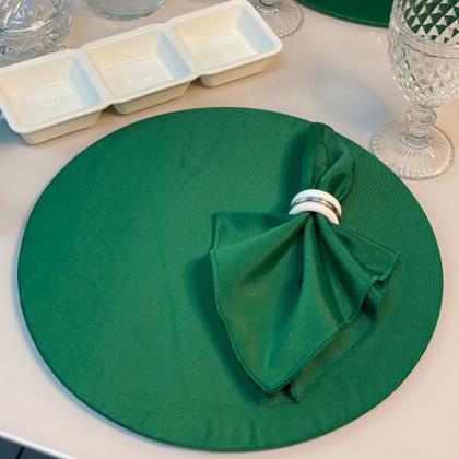 Imagem de Kit Mesa Posta Sousplat Completo LISO Varias Cores