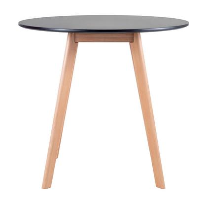 Imagem de KIT - Mesa redonda Leda 80 cm + 2 cadeiras estofadas Leda