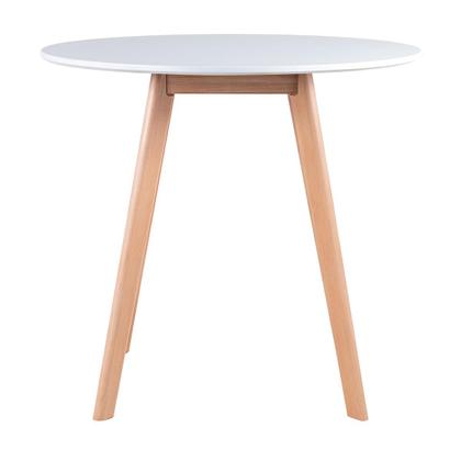 Imagem de KIT - Mesa redonda Leda 80 cm + 3 cadeiras estofadas Leda