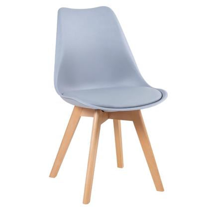 Imagem de KIT - Mesa redonda Leda 80 cm + 3 cadeiras estofadas Leda