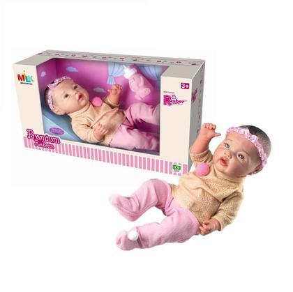Imagem de Kit Mesinha de Atividades Com Bebe Reborn Realista Menina
