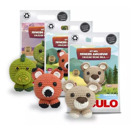 Imagem de Kit Meu Primeiro Amigurumi Coleção Bicho Bola Círculo