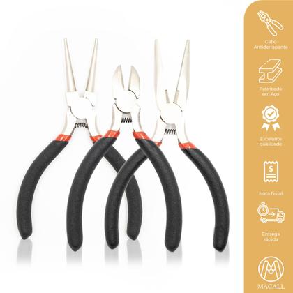 Imagem de Kit Miçanga Iniciante Alicate Bijuteria Pulseira 2300pçs + Caixa