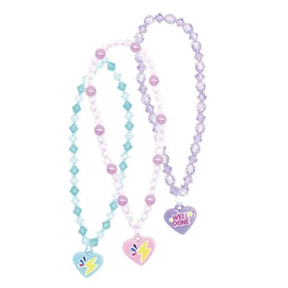 Imagem de Kit Miçangas Braceletes De Cristais Pulseiras Joias Infantil - Toyng