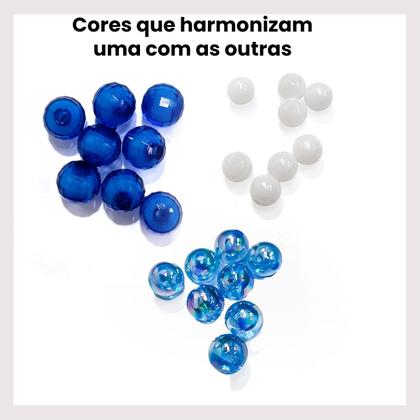 Imagem de Kit Miçangas infantis Pingente para montar pulseiras colar bijuterias para crianças