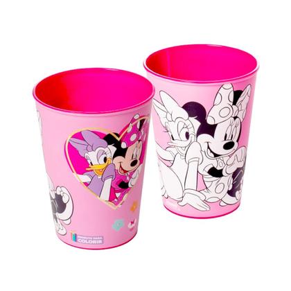 Imagem de Kit Mickey e Minnie com Forminha de Sorvete e Copo de Suco Plasútil Infantil