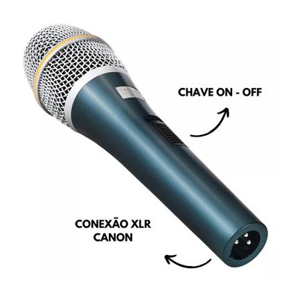 Imagem de Kit Microfone 3 Unidades Kadosh K98 Hipercardióide Vocal