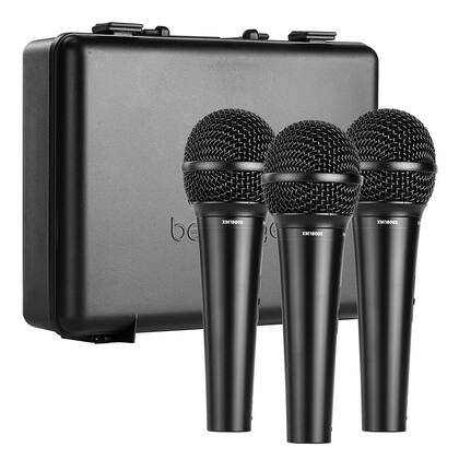 Imagem de Kit Microfone Behringer Ultravoice Xm1800s Dinâmico Supercardióide Preto