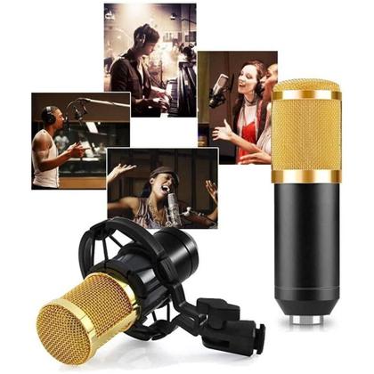 Imagem de Kit Microfone Condensador XLR/P2 BM800 Estúdio Profissional