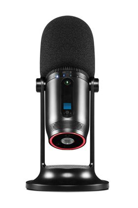 Imagem de Kit Microfone gamer,Thronmax,LED's,USB-C,4 padrões polares,96 KHz,pop filter