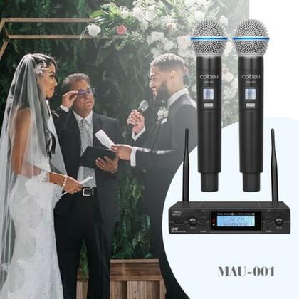 Imagem de Kit Microfone Sem Fio Digital Profissional