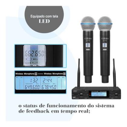 Imagem de Kit Microfone Sem Fio Digital Profissional
