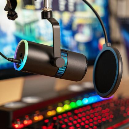 Imagem de Kit Microfone USB Thronmax M30 Streaming Completo