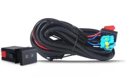 Imagem de Kit Milha Neblina Moldura Preta Volkswagen Fox 2010 a 2013