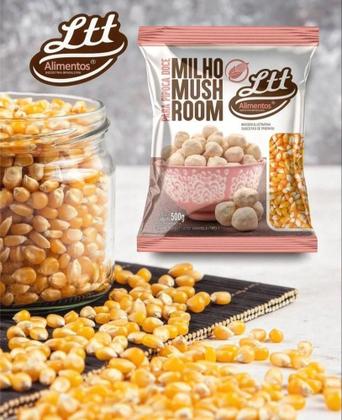 Imagem de Kit Milho de Pipoca Mushroom 1kg + Pipoca Tipo1 500g + Canjica Branca 500g Ltt Alimentos