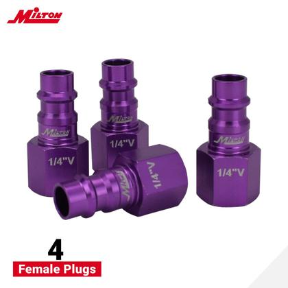 Imagem de Kit Milton S-314VKIT Hi-Flo V estilo 1/4 roxo 14 peças