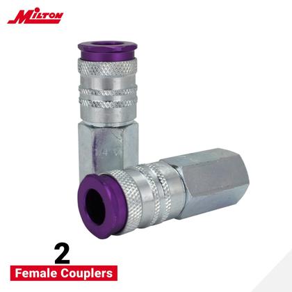 Imagem de Kit Milton S-314VKIT Hi-Flo V estilo 1/4 roxo 14 peças