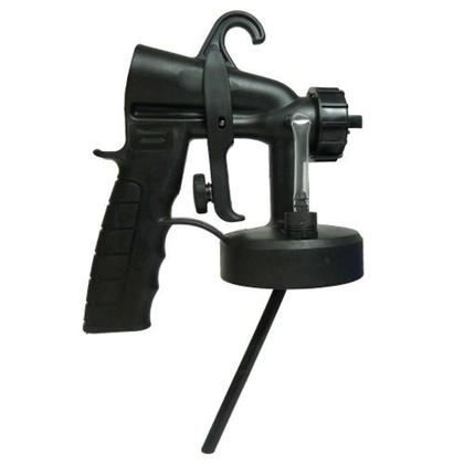 Imagem de kit Min Compresor ar direto motor elétric tufão pistol pintur maquin gatilh pinta pequen leve portat