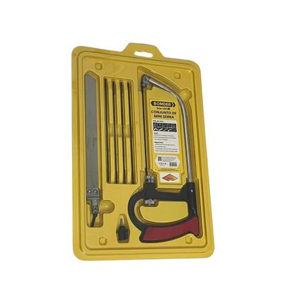 Imagem de Kit Mini Arco De Serra Serrote 8 Peças Em 1 Ajustável Multifuncional