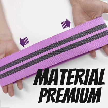 Imagem de Kit Mini Band 3 Elastico Faixa Terabander Extensor Superband