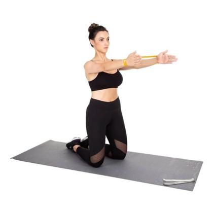 Imagem de Kit Mini Band Pilates 3 Mini Faixas de Exercício Elástica Vollo