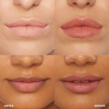 Imagem de Kit Mini Batom Rosa + Mini Blush Cintilante + Lápis de Contorno Labial Océane Edition (3 Produtos)